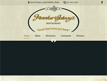 Tablet Screenshot of frankie-johnnys.com